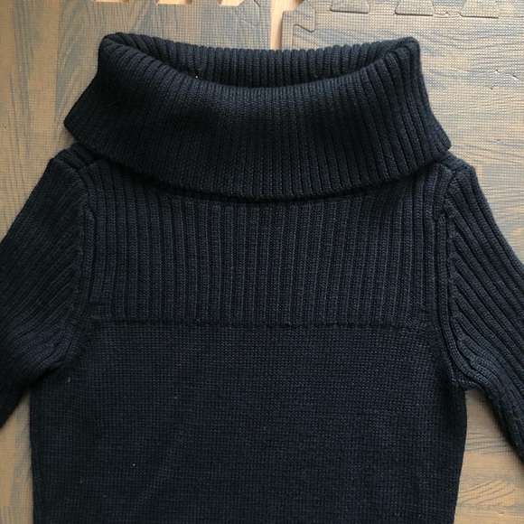 Tahari | Black Turtle Neck Sweater Dress | Size 0 - Picture 3 of 5